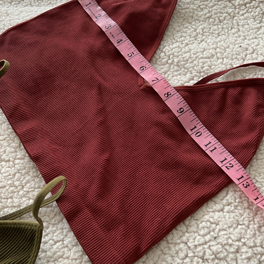 2 for 1 Ribbed Crop Tops - Picture 2 of 4